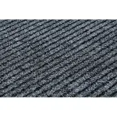 Rugsx Paillasson antidérapant pour les mètres courants GIN 2126 Liverpool extérieur, intérieur, sur caoutchouc - gris 100 cm 100x540 cm