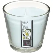 Atmosphera Bougie Parfumée Fleur de tiaré Pot en verre 190 G