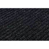 Rugsx Paillasson antidérapant pour les mètres courants GIN 2057 Liverpool extérieur, intérieur, sur caoutchouc - anthracite 80 cm 80x380 cm