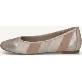 Caprice Ballerines écru / brocart / argent