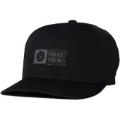 Salty Crew Casquette Apex Flexfit 6 panneaux, noir, taille S-M, homme, noir, taille S-M