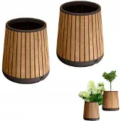 Keter 261030 garden planter bronze