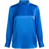 Posh Gear Chemisier 'Seidenbluse Satinoseta' bleu