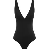 SEA LEVEL Maillot de bain 'Essentials Longline' noir