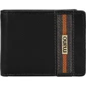 Mano porte-monnaie Don Leonardo RFID Mini Wallet Black noir