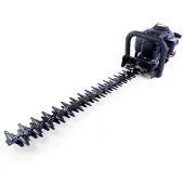 FUXTEC taille-haies à essence FX-MH126 - 25,5ccm | 1CV | moteur 2 temps | 6kg | longueur de guide 60cm | longueur de coupe 55cm| capacité du réservoir 300ml | interrupteur marche/arrêt
