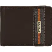 Mano porte-monnaie Don Leonardo RFID Mini Wallet Darkbrown marron foncé