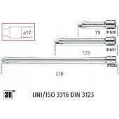 Beta Utensili Extension Pour Clé à Cadre 125 Mm Male/female 3/8