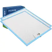 Alapure Filtre métallique adapté pour Arthur Martin 4055081220 300x253x8mm