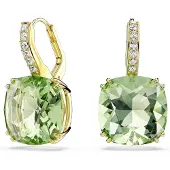 Swarovski Boucles d'oreilles 'MILLENIA' or / vert / transparent