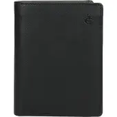 Esquire Cuir porte-monnaie Logo Leather Wallet Black noir
