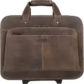 Harold's Cuir serviette pour ordinateur portable Antic Businesstrolley Taupe brun 43cm