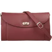 Bruno Banani Cuir sac à épaule bandoulière pochette Isidora Shoulderbag Red rouge