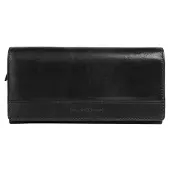 Bruno Banani porte-monnaie Frankfurt Wallet with Flap Black noir