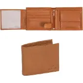 Mustang Cuir porte-monnaie Livorno Wallet Cognac brun
