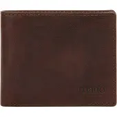 Mano Cuir porte-monnaie Don Simon Coin Wallet with Flap Brown brun
