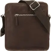 Mano Cuir sac à épaule bandoulière Don Pietro Bristol Crossover Bag Dark Brown marron foncé