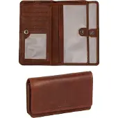 Mustang Cuir porte-monnaie Como Luanda Wallet Cognac marron clair