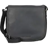 The Chesterfield Brand Cuir sac à épaule bandoulière sac à épaule Everglades Shoulderbag Black noir