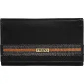 Mano Porte-monnaies 'Don Leonardo' gris / orange / noir