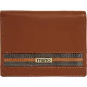 Mano Porte-monnaies 'Don Leonardo' marron / anthracite / orange