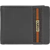 Mano porte-monnaie Don Leonardo RFID Mini Wallet Grey gris