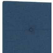 vidaXL Tête de lit réglable en hauteur avec tête de lit Bleu 80 cm Tissu