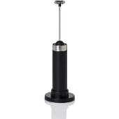 AdHoc Foameur à lait/sauce Ad Hoc, modèle Rapid, incluant 3 piles, avec support, en plastique/acier inoxydable, diamètre : 3,2 cm, hauteur : 20 cm, support : diamètre 6,5 cm, hauteur : 21,5 cm