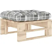 vidaXL Pouf palette de jardin bois de pin imprégné