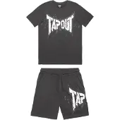 TAPOUT Survêtement 'Dunlab' anthracite / blanc