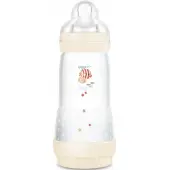 Mam Biberon Easy Start Anti-Colic Sili Fisio +4M 320ml Beige — Biberon