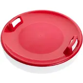 PLASTKON Disque de luge Super Star Rouge