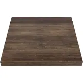 Bolero Plateau de table carré en chêne rustique | 60 cm