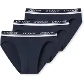 Schiesser Slip 'Rio' bleu foncé / blanc
