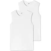 Schiesser Maillot de corps blanc