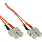 ACT 5 mètres LSZH Multimode 62.5/125 OM1 câble patch fibre duplex avec connecteurs SC