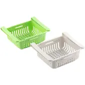 InnovaGoods Adjustable Fridge Organizer Friwer 2 Einheiten