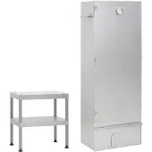 vidaXL Fumoir avec table Acier galvanisé