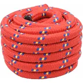 vidaXL Corde de bateau Rouge PP