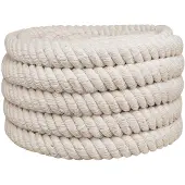 vidaXL Corde en Jute Blanc Jute 100% Tossa