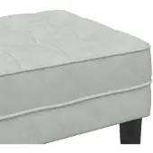 vidaXL banc Gris clair 113 x 57 x 39 cm Velours