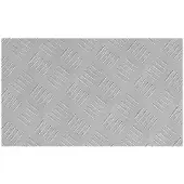 vidaXL Escalier Escalier à angle droit 4 pcs Argent 50 x 30 cm Aluminium