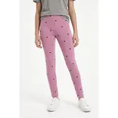 Name it Leggings 'NKFDAVINA' mauve / noir