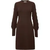 B.young Robes en maille 'Nonina' rouille