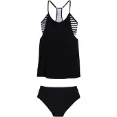 Bonprix Tankini long (ens. 2 pces) à dos nageur