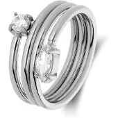Lucardi Bague argent