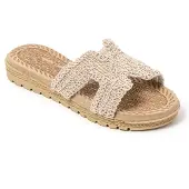 Brasileras Pantoufle 'Braida' beige
