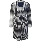 Louise Peignoir long bleu foncé