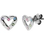 Lucardi Boucles d'oreilles argent