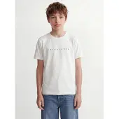 Jack & Jones Junior T-Shirt 'STAR' noir / blanc